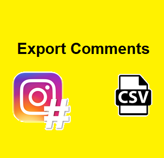 export instagram comments