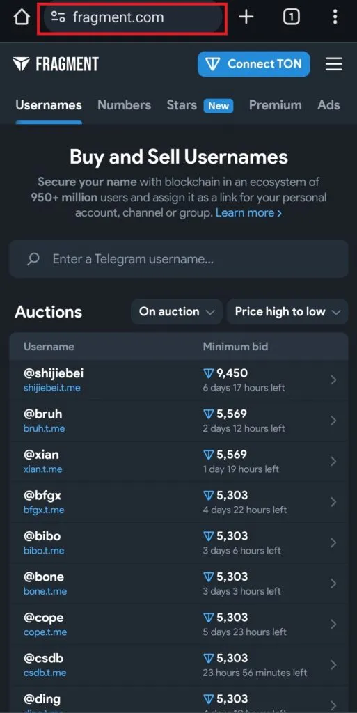 نحوه خرید استارز تلگرام؛ چگونه ارز دیجیتال تلگرام را بخریم خرید استارز تلگرام از فرگمنت