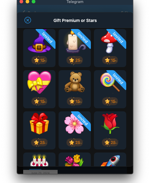خرید گیفت تلگرام
