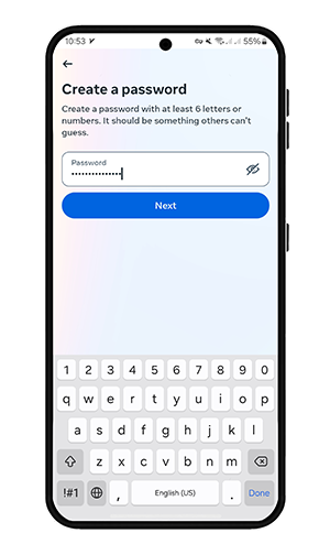 مرحله چهارم ساخت پیج: تعیین کردن پسوورد