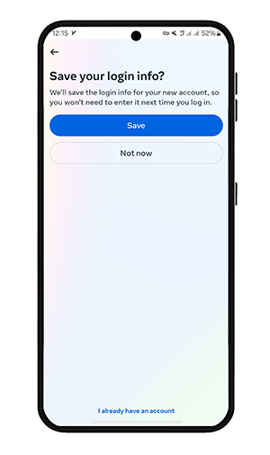 مرحله پنجم ساخت اینستاگرام