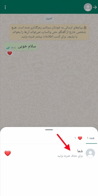 ری اکشن واتساپ چیست؟ آموزش فعالسازی و ارسال واکنش در واتساپ
