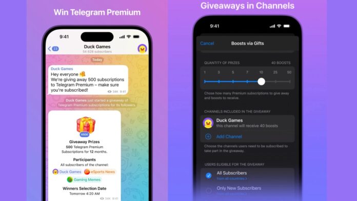 خرید Telegram Giveaways