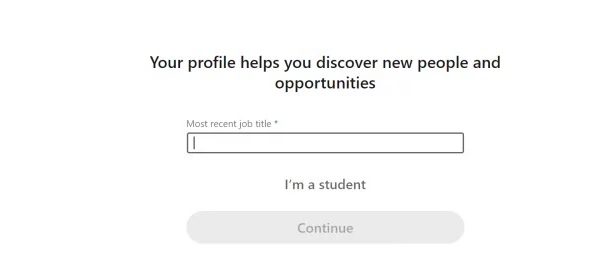 ساخت اکانت لینکدین