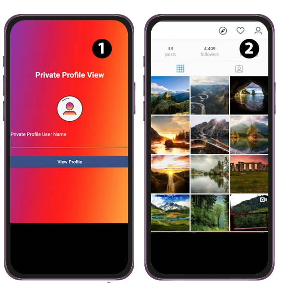 دیدن اکانت پرایوت اینستاگرام دیگران