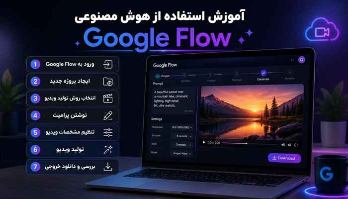 آموزش استفاده از هوش مصنوعی Google Flow